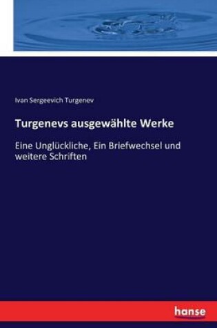 Cover of Turgenevs ausgewählte Werke