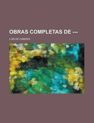 Book cover for Obras Completas de ---