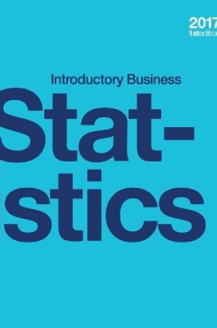 Cover of Introductory Business Statistics (paperback, b&w)