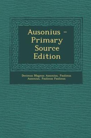 Cover of Ausonius