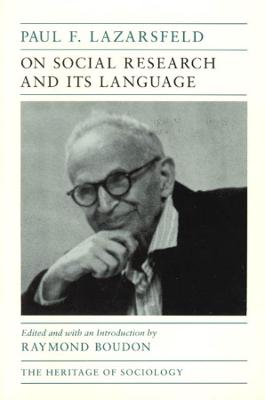 Cover of On Social Research and Its Language