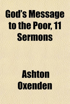 Book cover for God's Message to the Poor, 11 Sermons