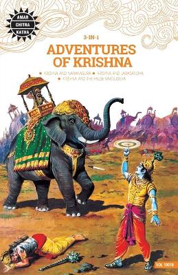 Book cover for Adventures of Krishna: WITH "Krishna and Jarasandha"