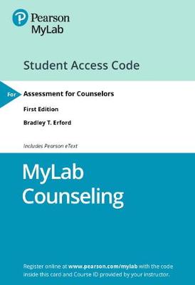 Book cover for Mylab Counseling with Pearson Etext -- Access Card -- For Assessment for Counselors