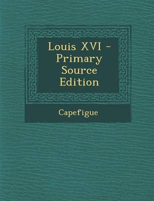 Book cover for Louis XVI