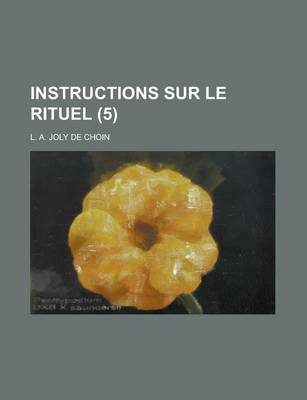 Book cover for Instructions Sur Le Rituel (5)