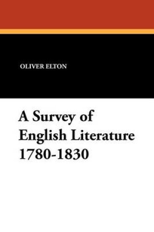 Cover of A Survey of English Literature 1780-1830