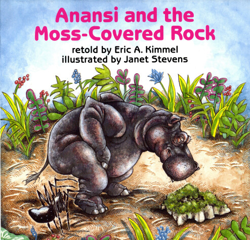 Book cover for Anansi and the Moss-Covered Rock