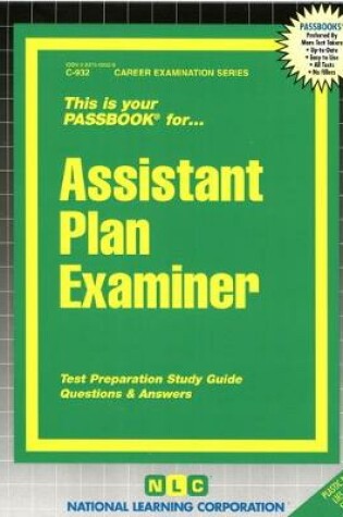 Cover of Assistant Plan Examiner