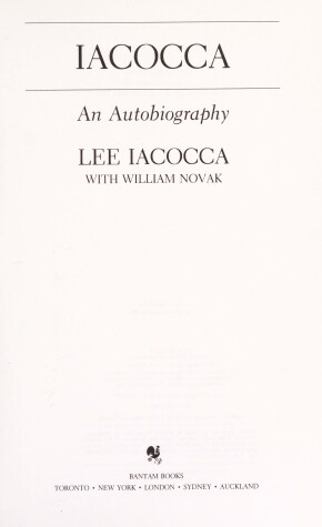 Cover of Iacocca