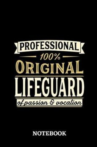 Cover of Professional Original Lifeguard Notebook of Passion and Vocation