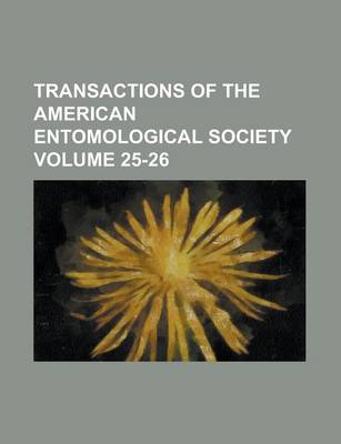 Book cover for Transactions of the American Entomological Society (V.38 (1912-1913))