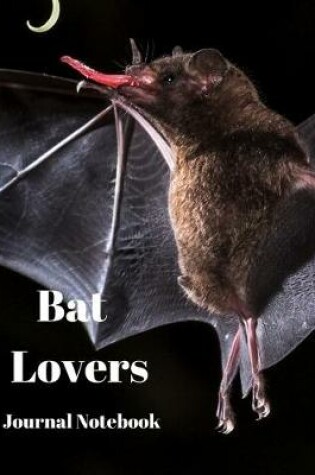 Cover of Bat Lovers Journal Notebook