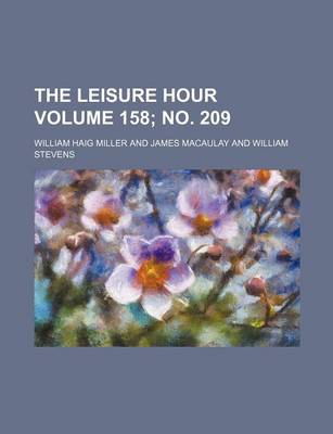 Book cover for The Leisure Hour Volume 158; No. 209