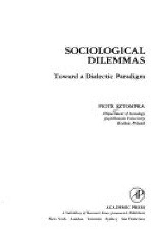 Cover of Sociological Dilemma