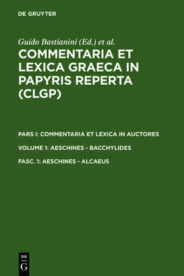 Cover of Aeschines - Alcaeus