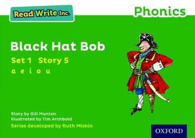 Cover of Read Write Inc. Phonics: Black Hat Bob (Green Set 1 Storybook 5)