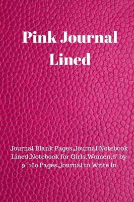 Book cover for Pink Journal Lined