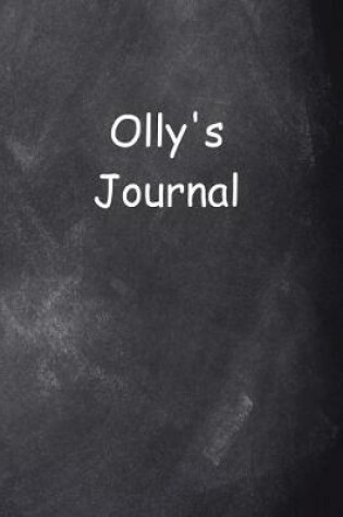 Cover of Olly Personalized Name Journal Custom Name Gift Idea Olly