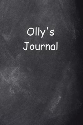 Book cover for Olly Personalized Name Journal Custom Name Gift Idea Olly