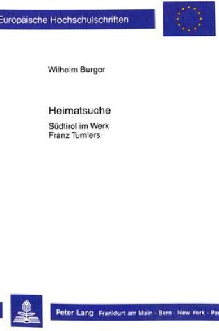 Cover of Heimatsuche