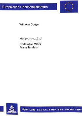 Cover of Heimatsuche