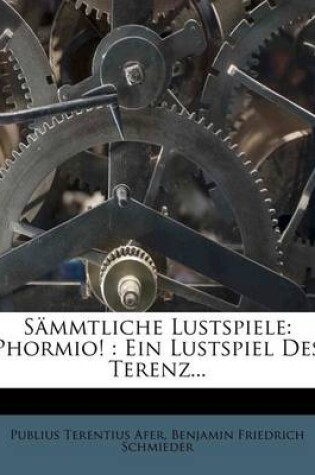 Cover of Sammtliche Lustspiele