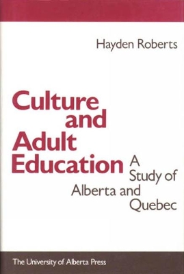 Book cover for Culture and Adult Education