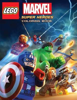 Book cover for LEGO Marvel Super Heroes Coloring Book