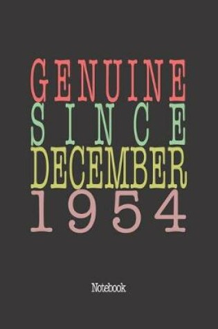 Cover of Genuine Since December 1954
