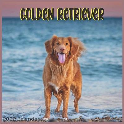 Book cover for Golden Retriever Calendar 2022