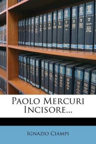 Cover of Paolo Mercuri Incisore...