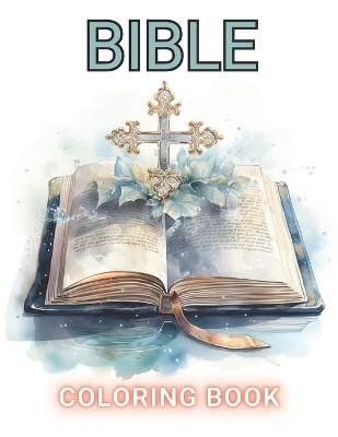 Book cover for Bible Coloring Book for Adults