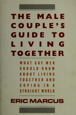 Cover of Male Couples Guide to Living Together