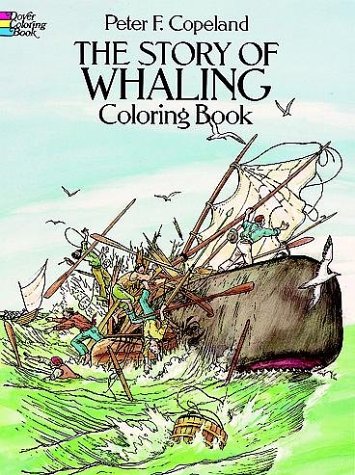 Book cover for The Story of Whaling Colouring Book