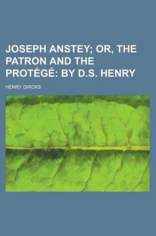 Cover of Joseph Anstey