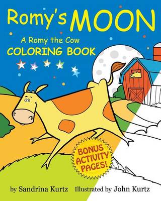 Book cover for Romy's Moon Coloring Book