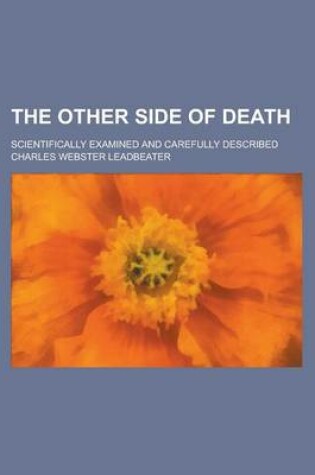 Cover of The Other Side of Death; Scientifically Examined and Carefully Described