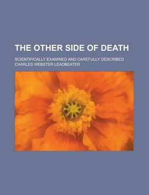 Book cover for The Other Side of Death; Scientifically Examined and Carefully Described