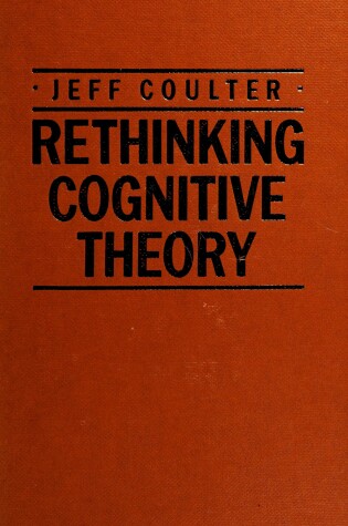 Cover of Rethinking Cognitive Theory