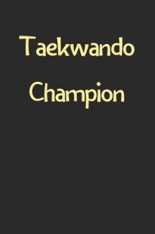 Cover of Taekwando Champion