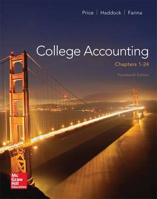 Book cover for College Accounting Chapters 1-24 with Connect Access Card