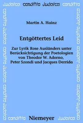 Book cover for Entgoettertes Leid