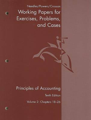 Book cover for Principles of Accounting Working Papers, Volume 2