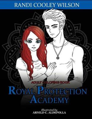 Book cover for The Royal Protector Academy Adult Coloring Book