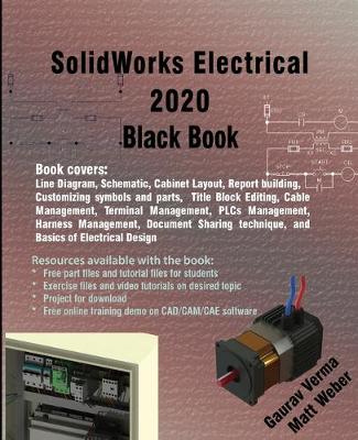 Book cover for SolidWorks Electrical 2020 Black Book