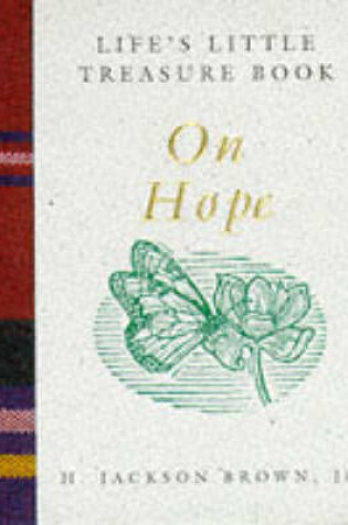 Cover of Life's Little Treasure Book on Hope