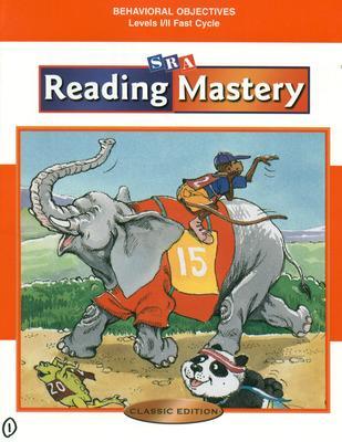 Book cover for Reading Mastery Classic Fast Cycle, Behavioral Objectives