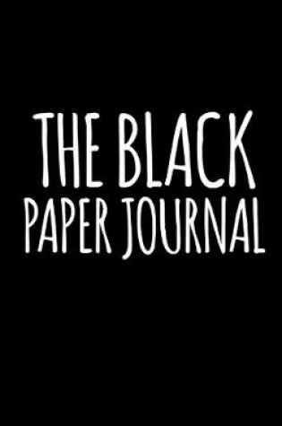 Cover of The Black Paper Journal