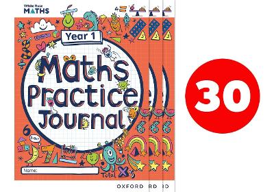 Book cover for White Rose Maths Practice Journals Year 1 Workbooks: Pack of 30